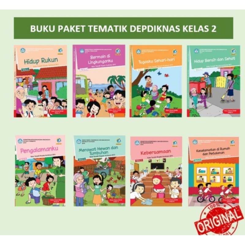 Sepaket buku siswa kls 2 smtr 1 dan 2