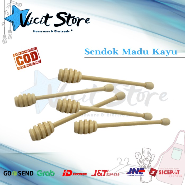 Sendok Kayu Madu / Honey Dipper