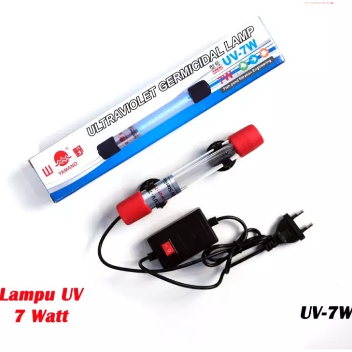 Lampu Ultraviolet Germicidal lamp yamano UV-7 Watt / Lampu UV Aquarium Yamano