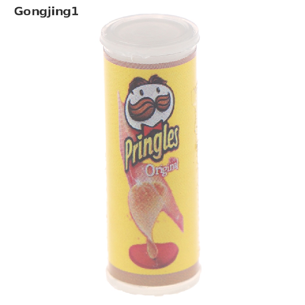 Gongjing1 1 set / 3 pcs Miniatur Botol Keripik Kentang Untuk Dekorasi Rumah Boneka