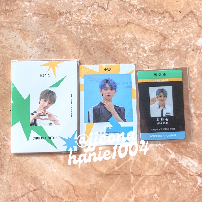 TXT The Dream Chapter: MAGIC arcadia sanctuary photocard bundle ; beomgyu yeonjun