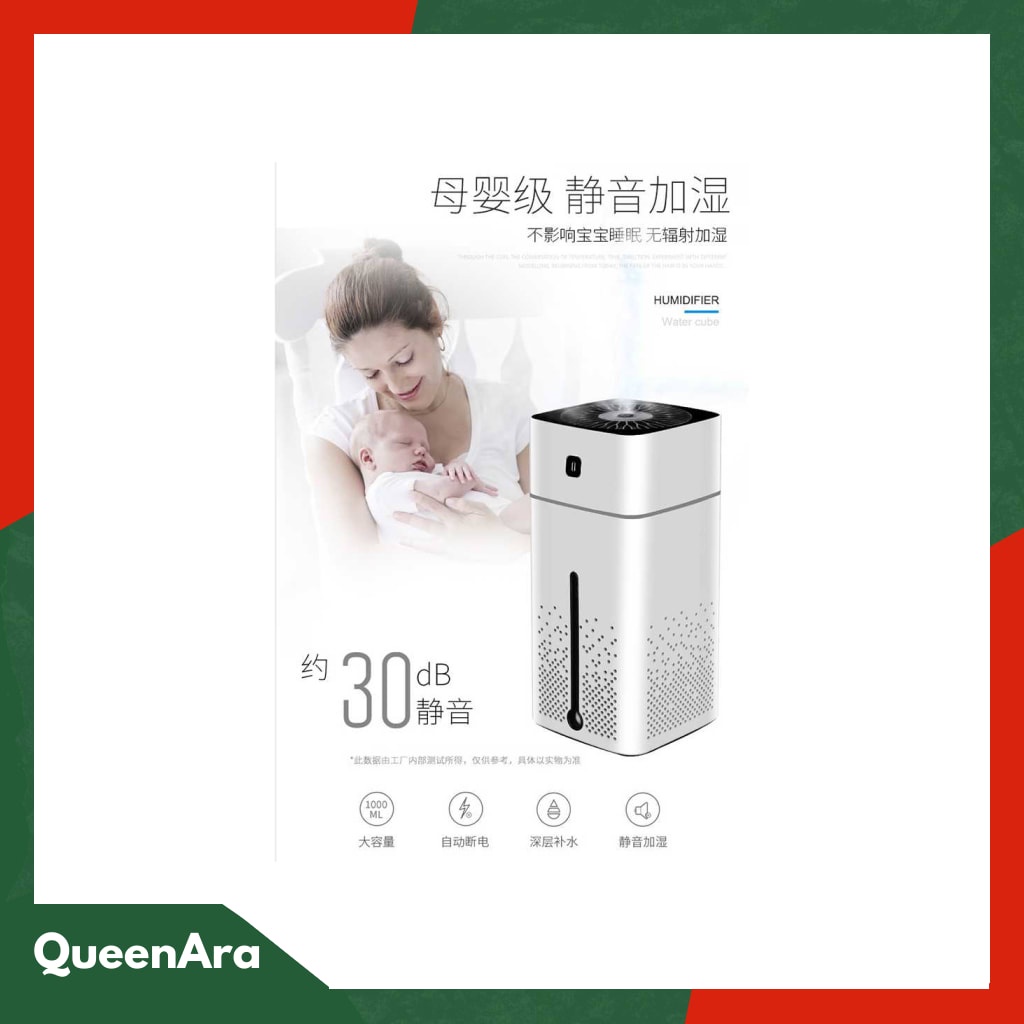 Taffware Air Humidifier Aromatherapy Diffuser RGB 1000ml - HUMI KS-60