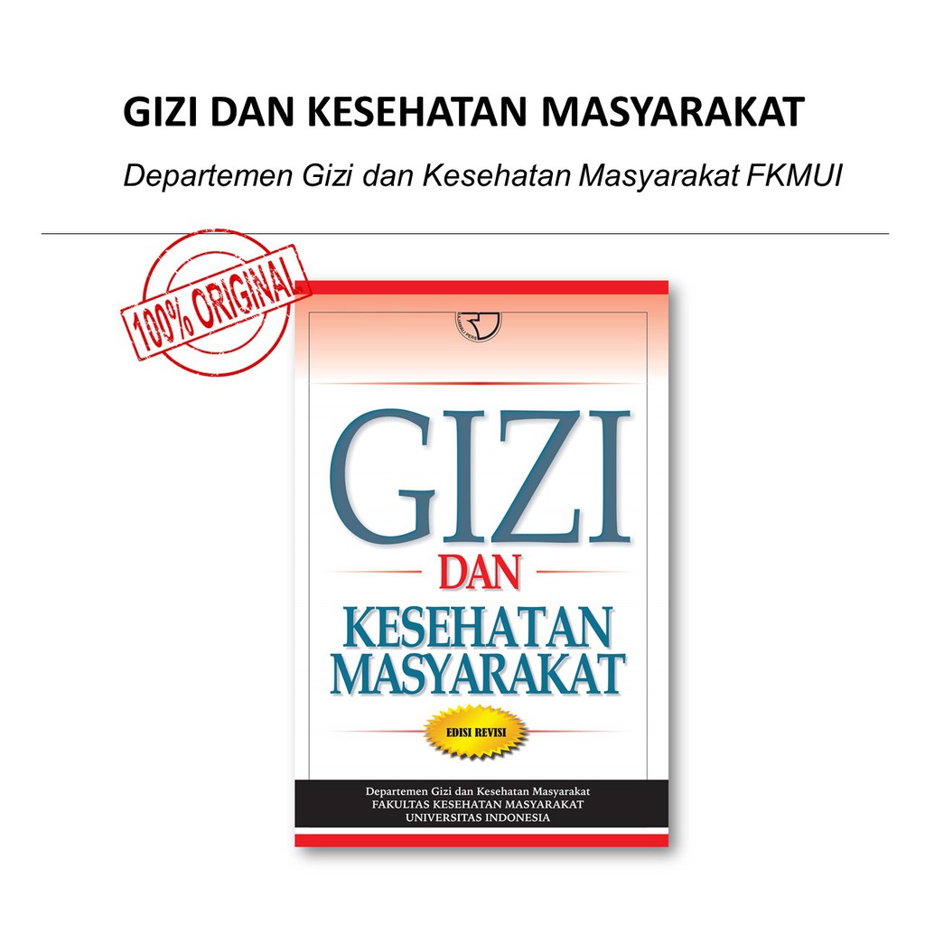 Gizi dan Kesehatan Masyarakat Departemen Gizi dan Kesehatan Masyarakat FKMUI