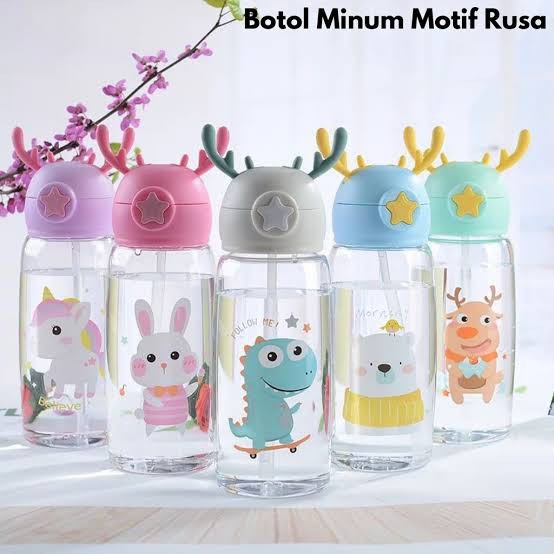 BOTOL RUSA / LUMBA AIR MANCUR / BOTOL MINUM ANAK LUCU