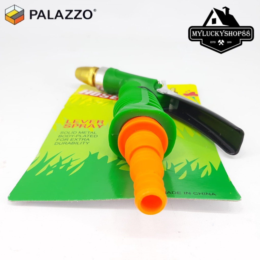 Semprotan Kebun Pistol Kepala Kuningan Palazzo Nozzle Spray Air Taman