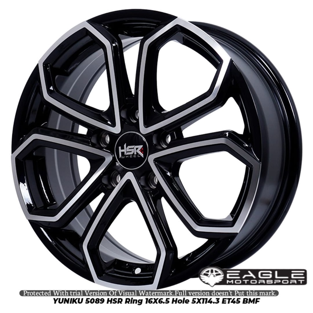 Velg Mobil Original HSR WHEEL YUNIKU R16 Ring 16 Pelek Innova Xpander Terios Rush Ertiga