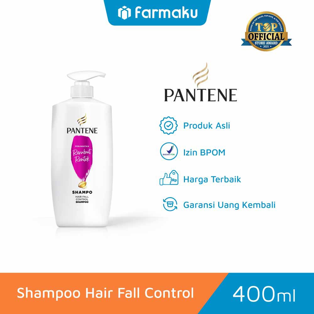 Pantene Shampoo Hair Fall Control 400 ml | Shopee Indonesia