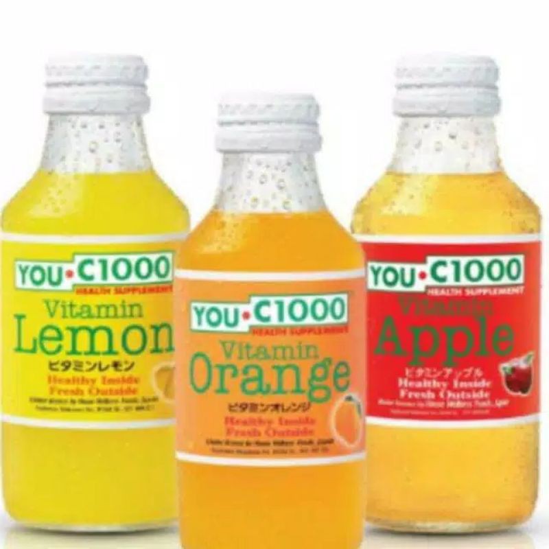 

You c1000 orange dan Lemon kemasan botol kaca
