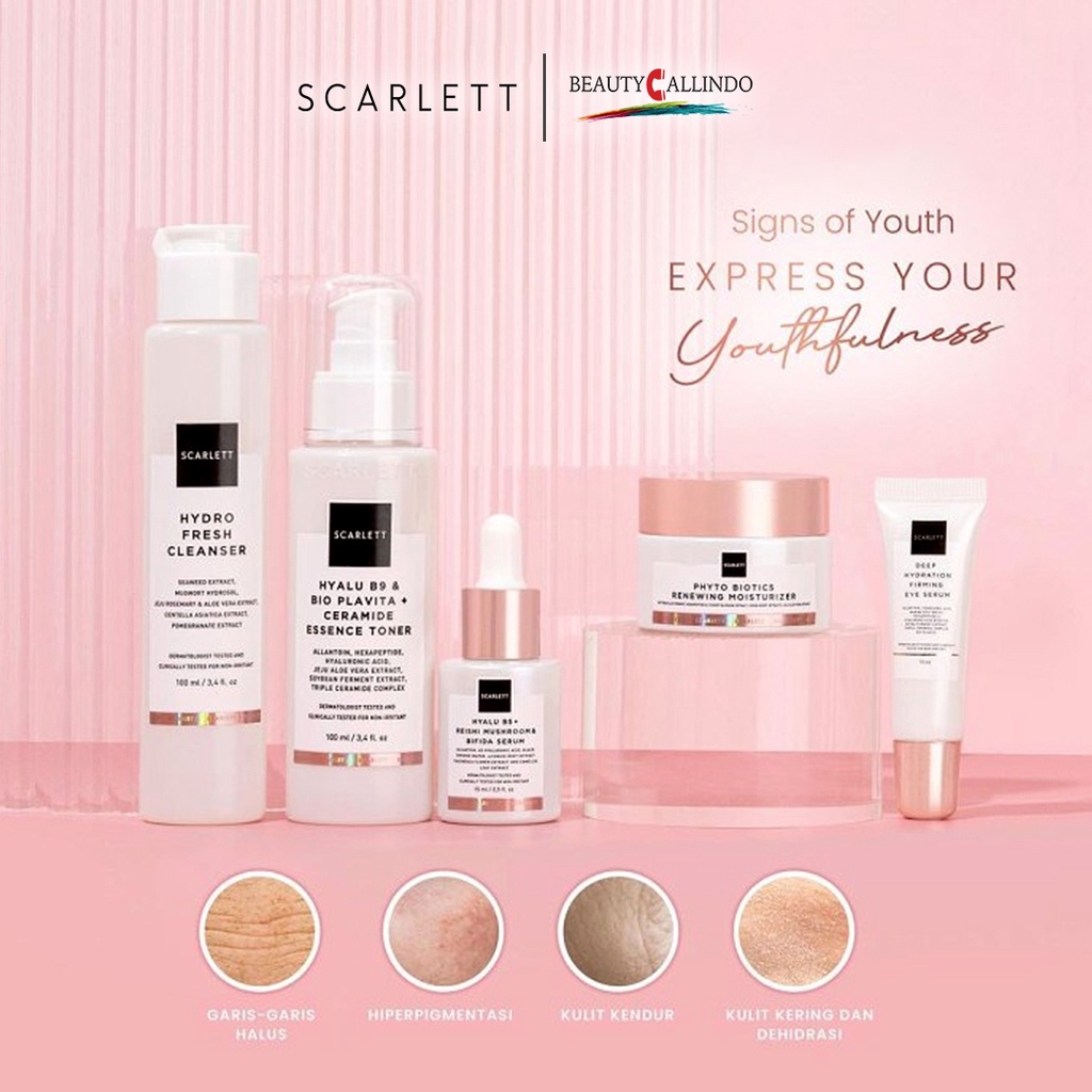 Scarlett Whitening Age Delay Youthfulness - Anti Aging | Serum Anti Penuaan