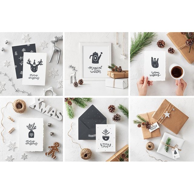 Christmas Mockups Bundle SAVE 70% - Adobe Photoshop