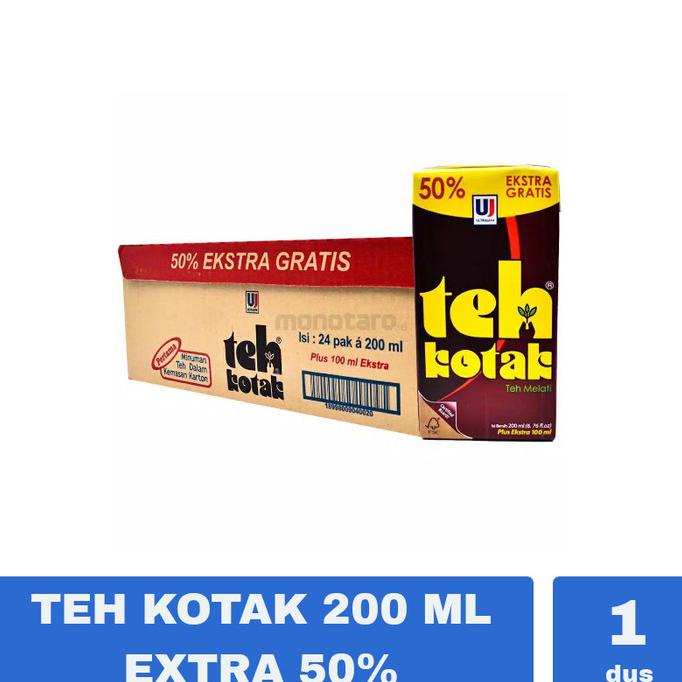 

[ COD ] Teh Kotak 200 ml 1 Dus BOOM SALE Kode 1086