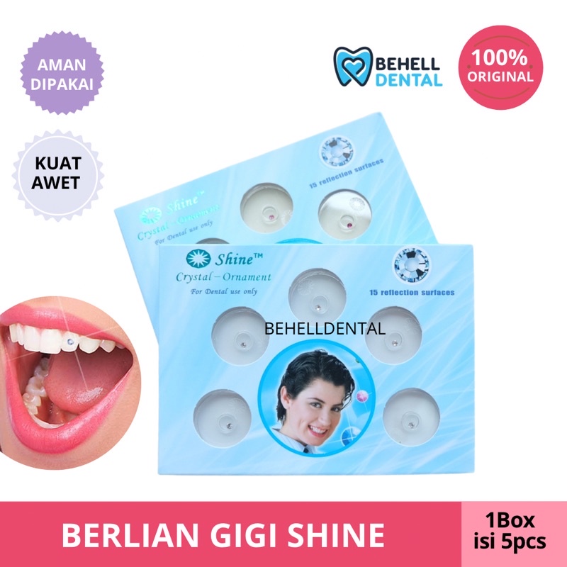 BERLIAN PERMATA DIAMON GIGI SHINE MENGKILAP / DENTAL DIAMOND Warna Warni Bening / TOOTH TEETH / BEHELLDENTAL Ortho Orthodontik orthodontic Original