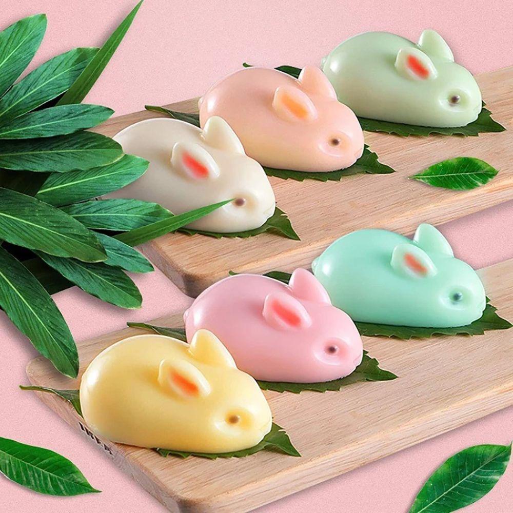 R-FLOWER Baking Mold Bunny Silikon Cetakan Fondant 6-rongga