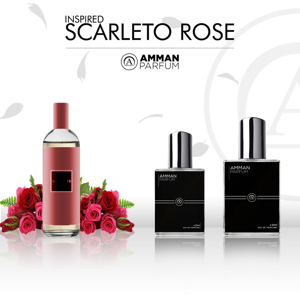 Amman Parfum Inspired Scarleto Rose Farfum Cewek Tahan Lama Perfume