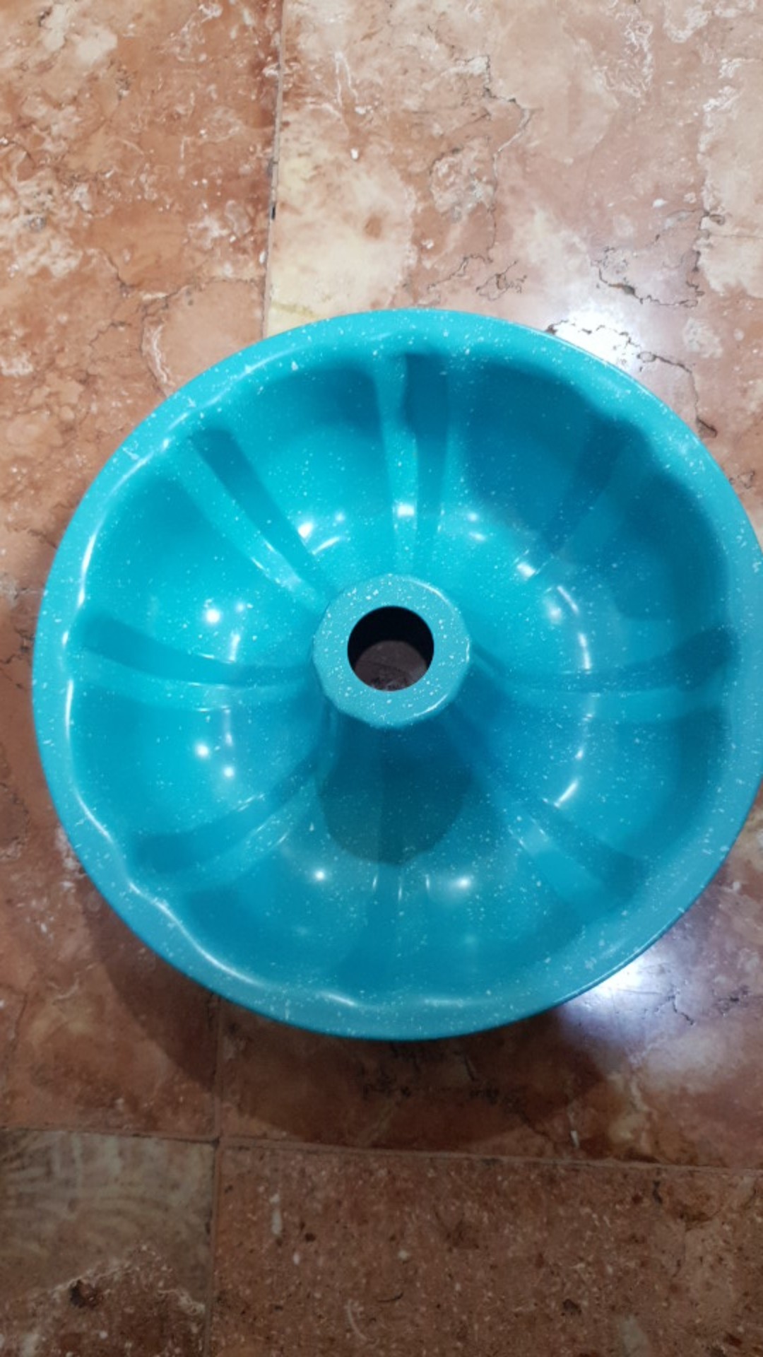 Loyang Tulban / Bundform Marble Warna 24 Cm