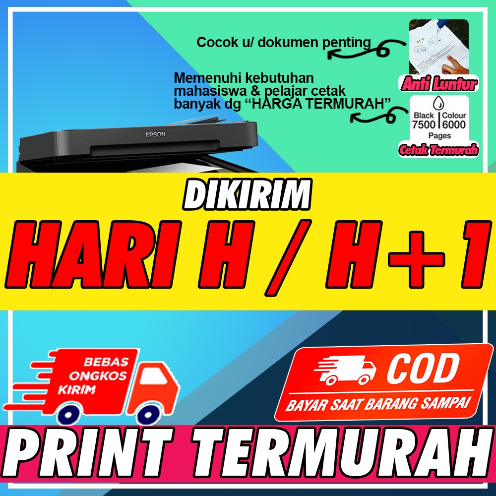 

JASA PRINT CETAK KERTAS 70 80 GSM A4 BINDER B5 A5 F4 FOLIO DOKUMEN BUKU MURAH