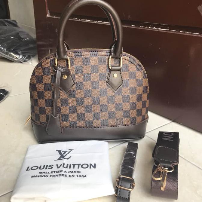 BARANG MURAH TAS BATAM SELEMPANG SEMPREM WANITA GROSIR CANTIK MURAH, LV ALMA DAMIER CEPETAN..