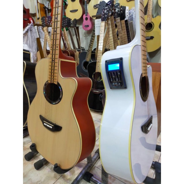 Gitar yamaha apx elektrik pre amp layar lcd