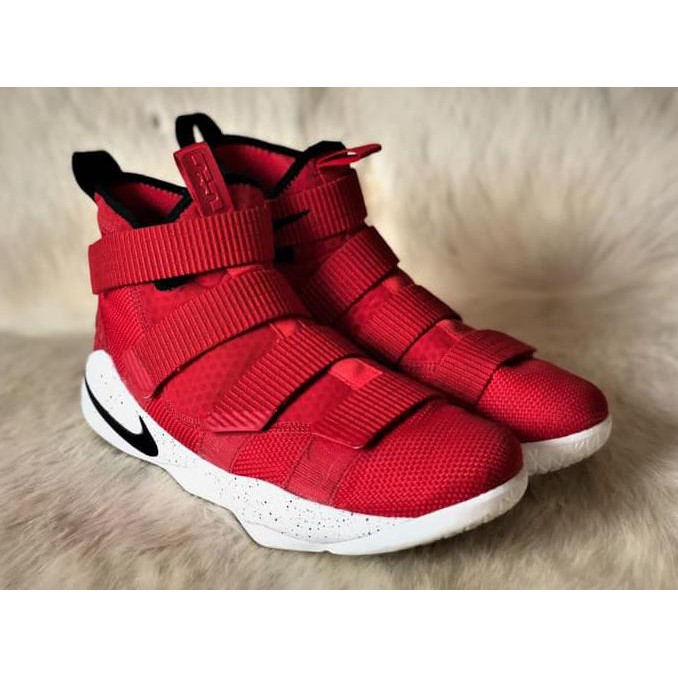 BI9 SALE Nike Lebron James XI 11 Soldier Red White Perfect Kick PK Original SDWD