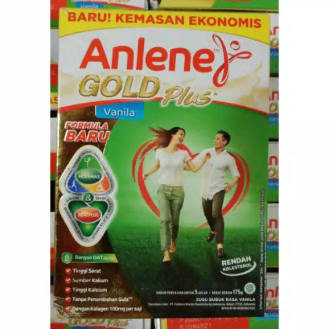 

susu anlene gold plus rasa vanila 175 gr