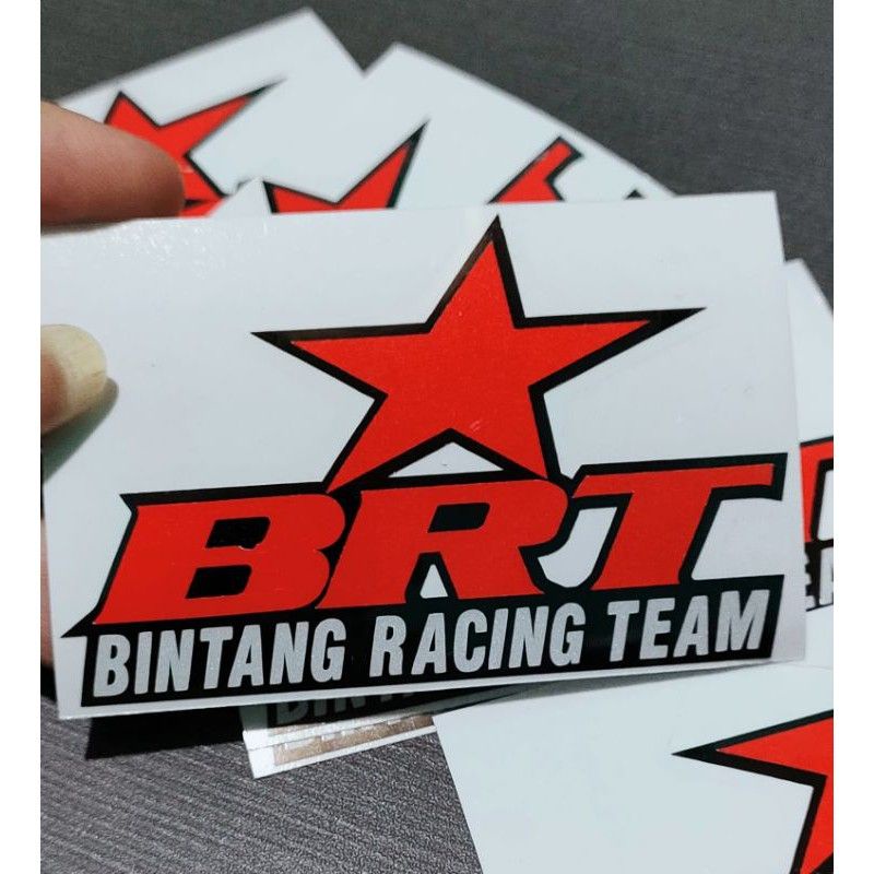 Stiker BRT / Stiker Bintang Racing Team / Stiker BRT Bintang Racing Team