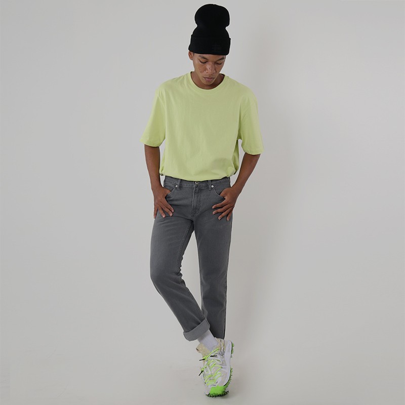 Edwin Celana Jeans N.London Grey Reguler Fit Pria Panjang Grey