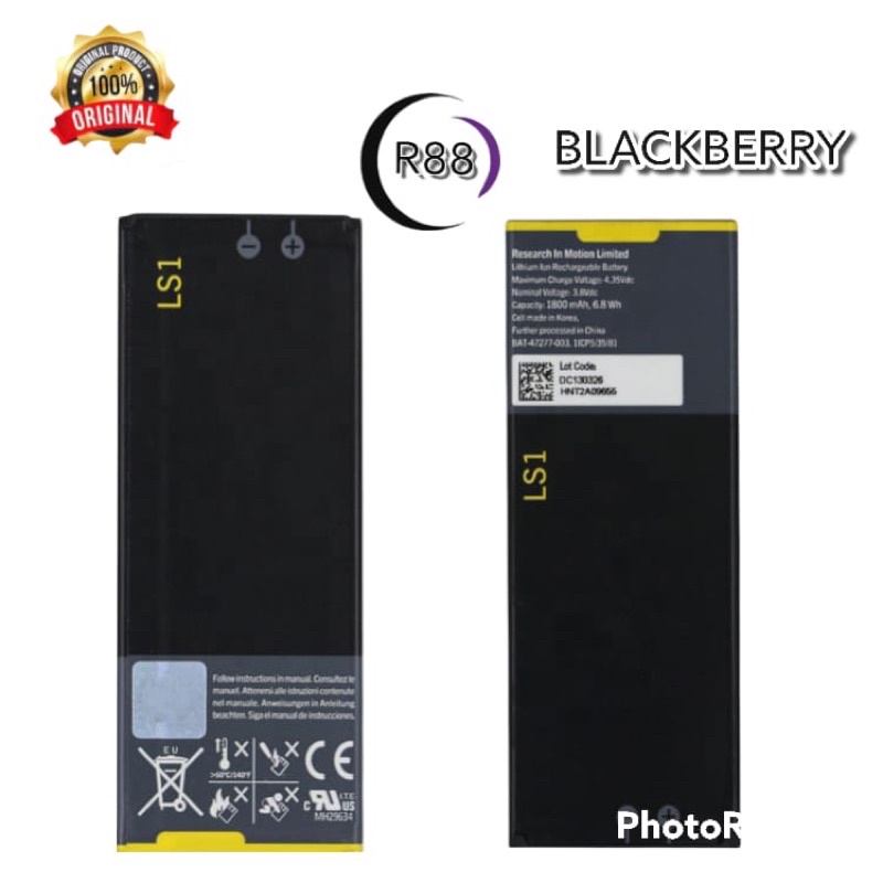 baterai original BB Z10 baterai original black berry Z10 LS1