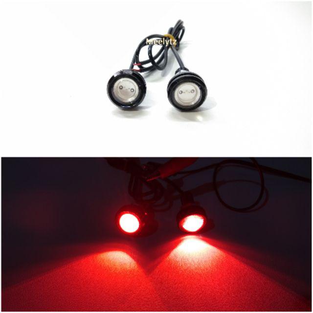 Lampu LED mata elang mode diam-Merah