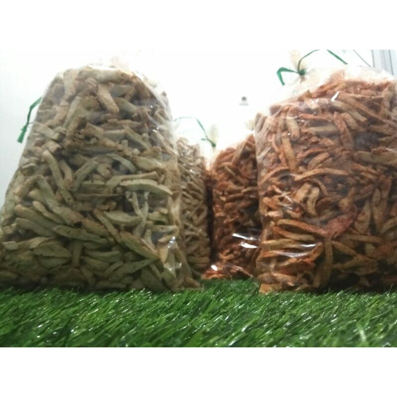 

Basreng Pedas Daun Jeruk, Original Kriuk Tidak Keras Ballan 1 Kwintal