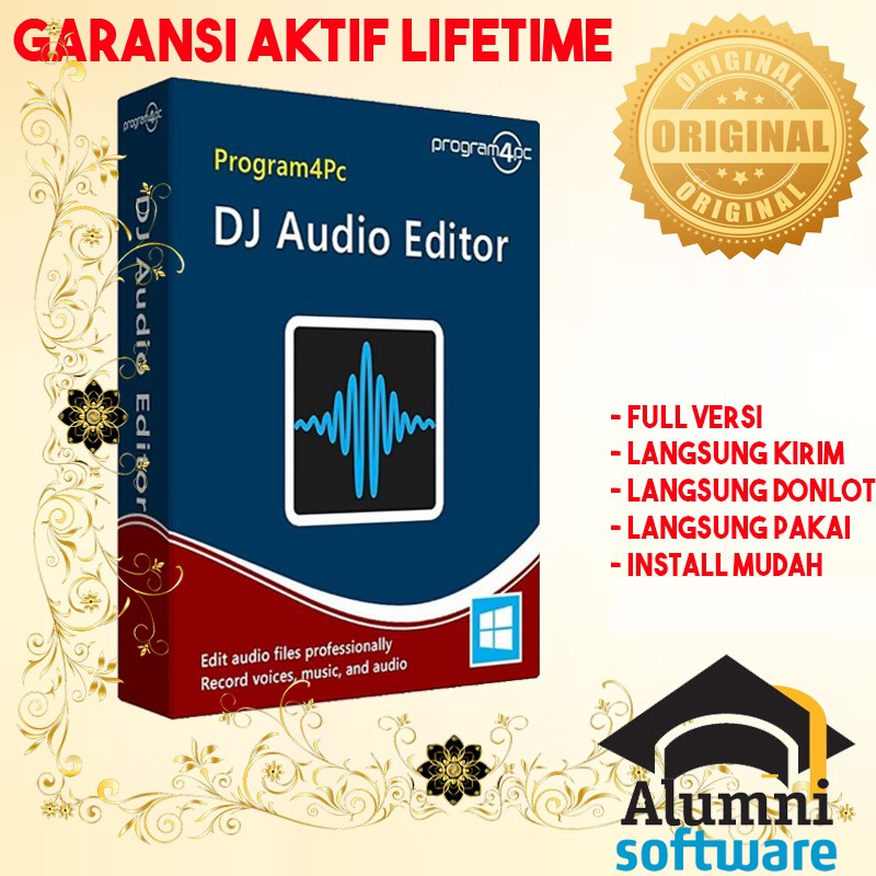 [FULL VERSION] DJ Audio Editor 8 Pro Music Software - GARANSI AKTIVASI