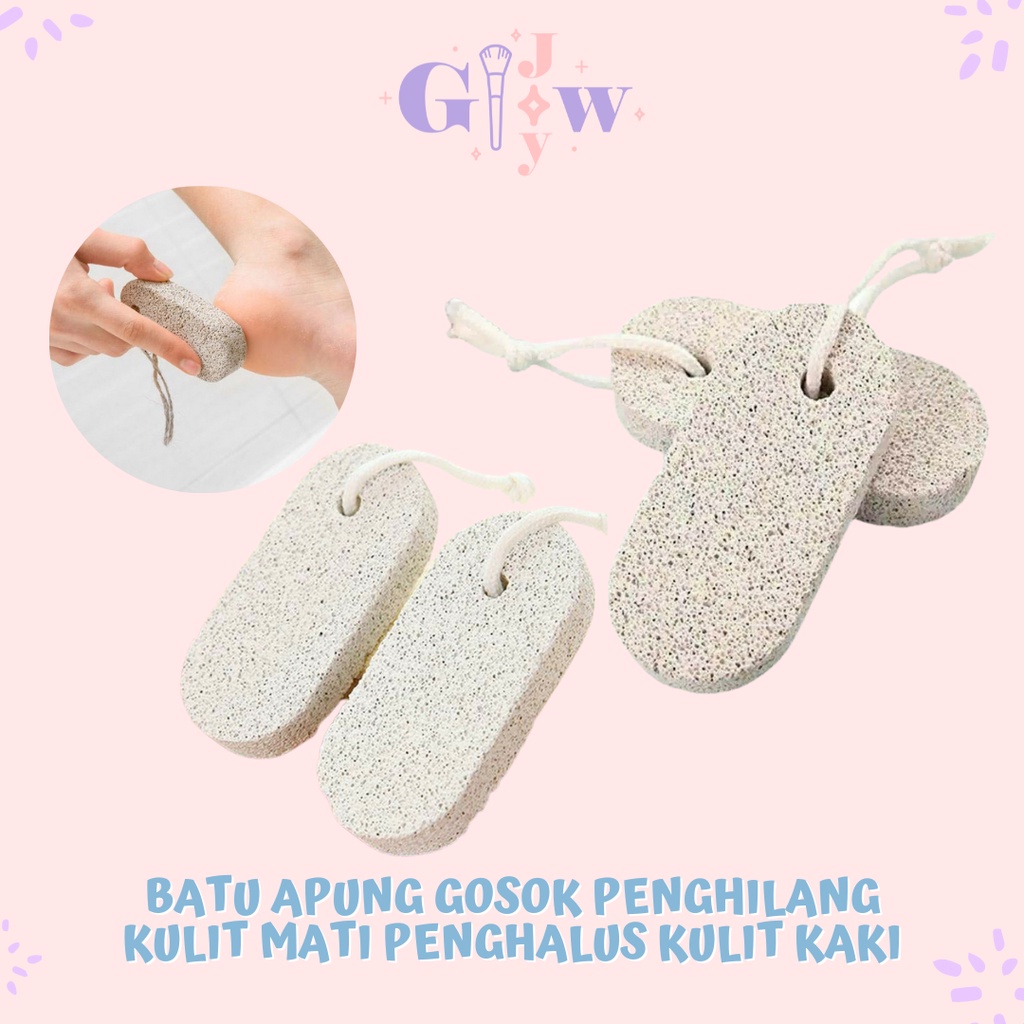 A107 BATU APUNG GOSOK penghilang kulit mati penghalus kulit kaki foot scrub stone alami foot spa salon air halus