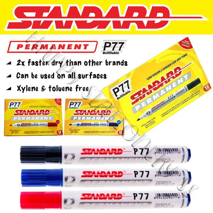

Standard P77 Permanent Marker / Spidol
