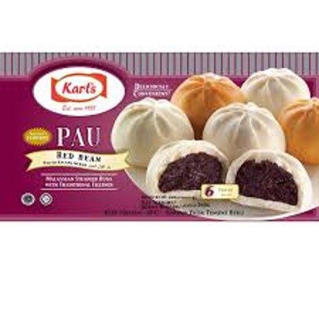 

karts pau red bean kaya lotus 360gram 9 pcs rasa bisa di campur