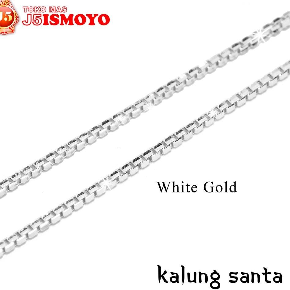 Koleksi Terbaru.. Kalung Emas Polos Santa Pria / Wanita J5 Ismoyo