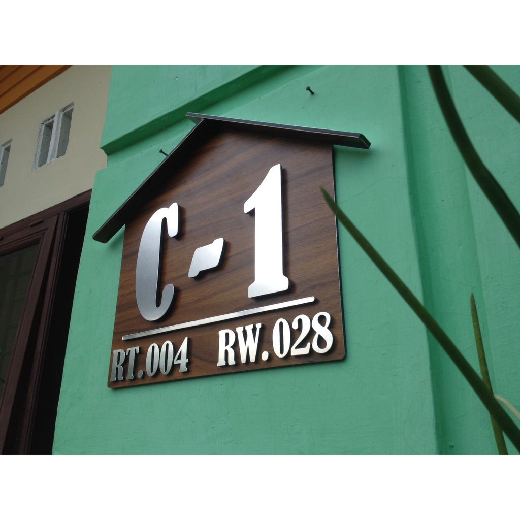 NO RUMAH + BENTUK RUMAH + RT +RW