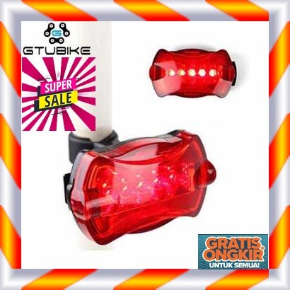 Lampu Sepeda Belakang Gunung Polygon MTB United LED Tail Light164