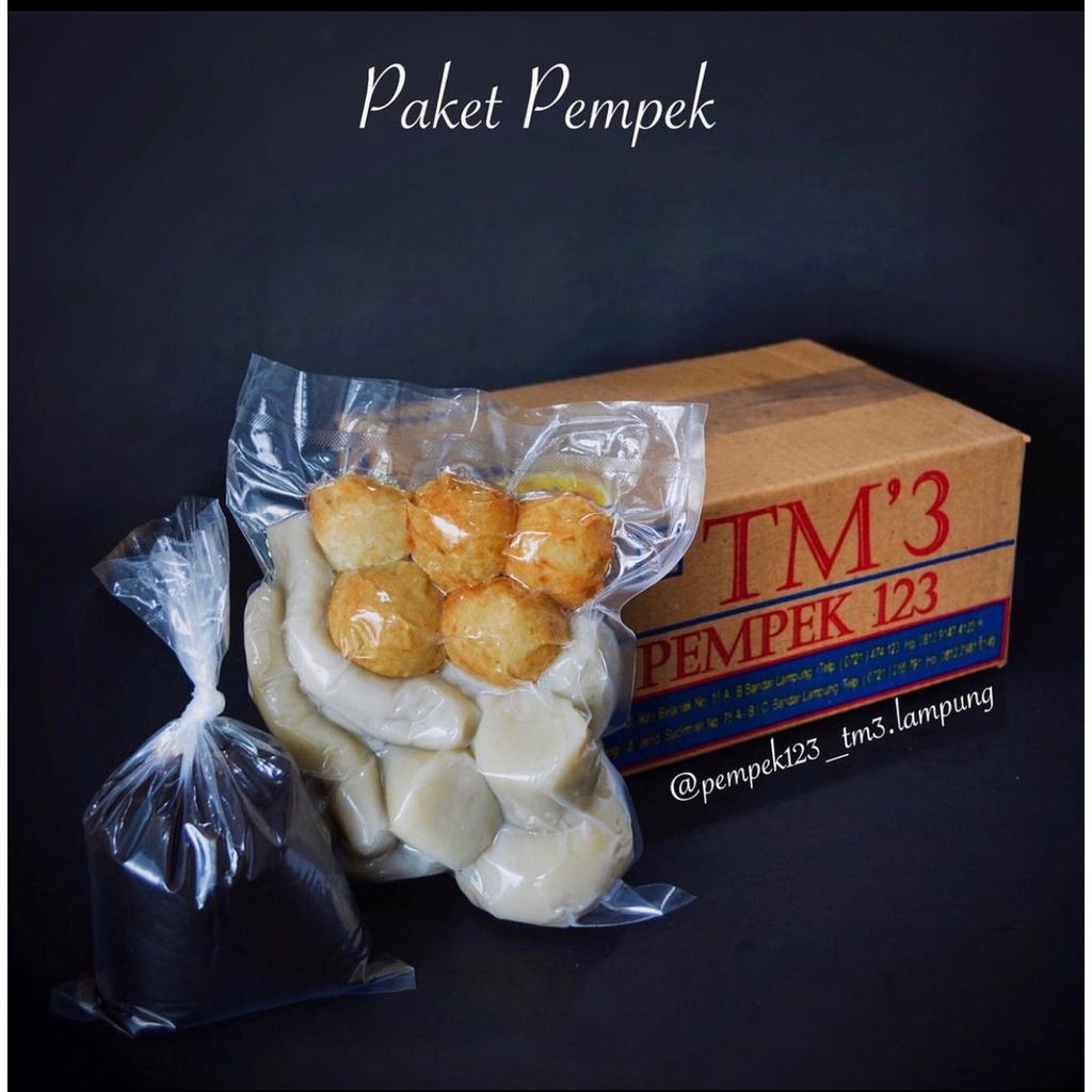 Pempek 123 Lampung Pusat. Paket Pempek 1 Selam 13 Pempek