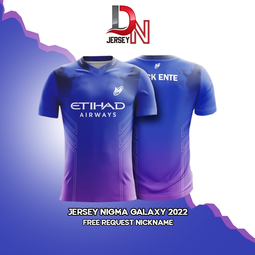 JERSEY BAJU KAOS NIGMA GALAXY 2022 TERBARU GAME DOTA 2 (free request nickname)