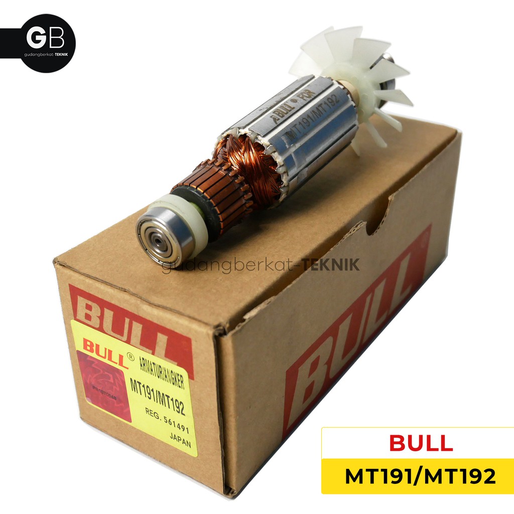 Armature BULL Mesin Serut MAKTEC MT191 MT192 / Angker MAKTEC MT 191 MT 192