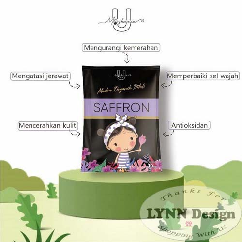 [Beli 5 Free GIFT] UMASKERIN Masker Organik Petal 10GR