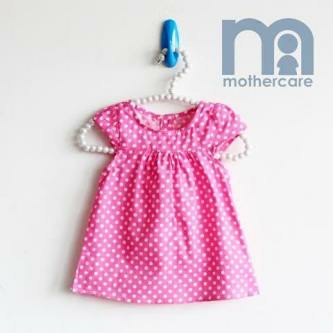Dress Polkadot Pink