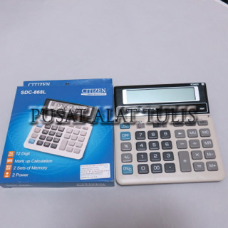 

CALCULATOR CITIZEN SDC-868L (12 DIGIT)|KALKULATOR|STATIONERY|ATK