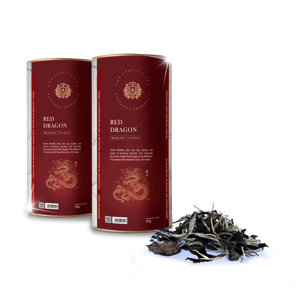 

Red Dragon - Mulia Tea - Specialty Tea (isi 1 kaleng @20gr)