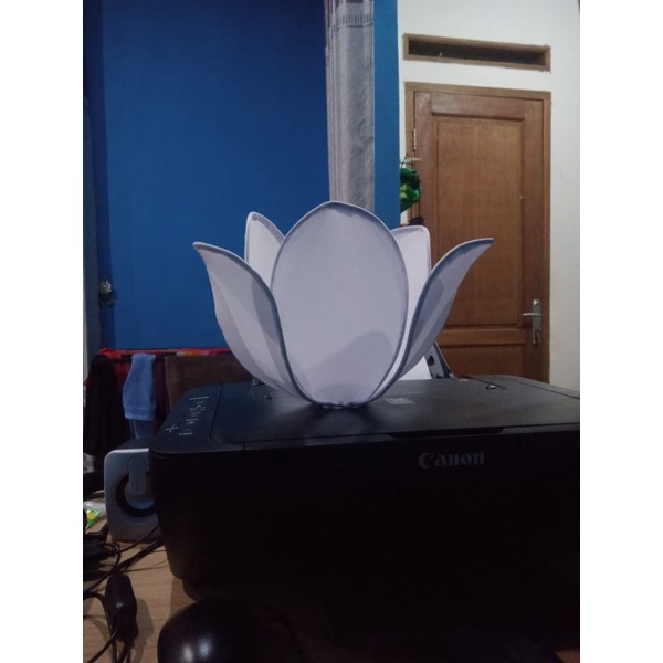 kap lampu bunga dekorasi