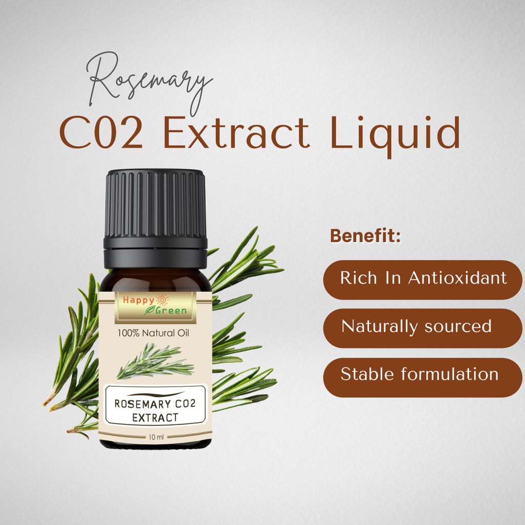 Happy Green Rosemary Antioxidant CO2 Extract Rosemary Oil Extract ROE