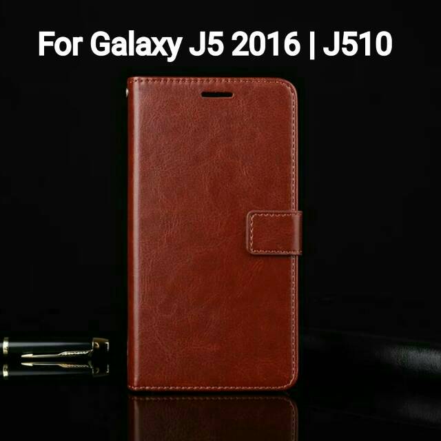 Flip Cover Samsung Galaxy J5 2016 J510 J52016 Wallet