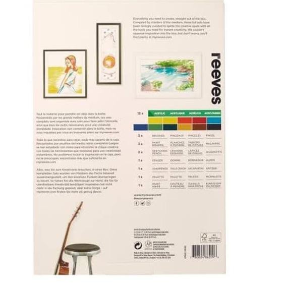 

(TERLARIS) Reeves Acrylic Paint 24-colors .,.,