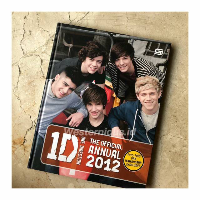 [READY] One Direction 1D The Official Annual 2012 Hard Cover Book, Harry Styles Zayn Malik Liam Payn