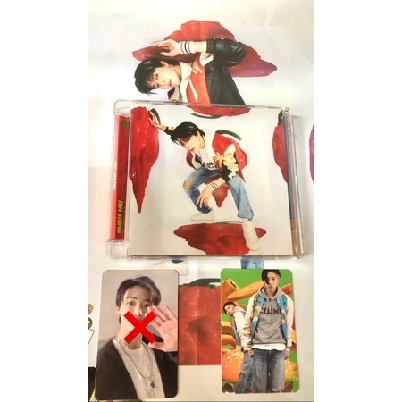 [READY] Hot sauce jewel case only jeno + pc ar clip renjun