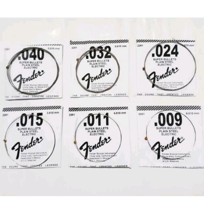 senar gitar elektrik fender satuan atau eceran